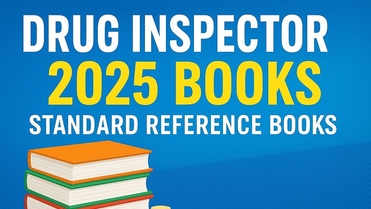 MPSC Drug Inspector Exam 2025 | Standard Reference Books for Maharashtra Pharmacy Students