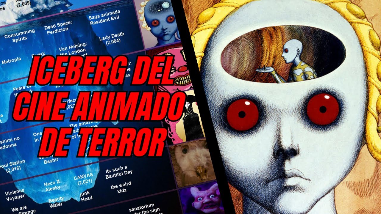 EL ICEBERG DEL CINE ANIMADO DE TERROR