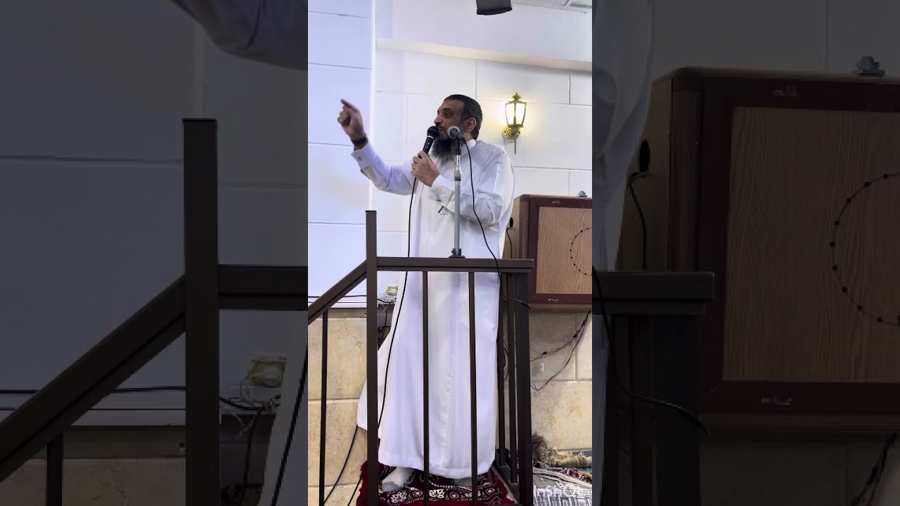خطبة الجمعة بعنوان : اِنْفِصَامُ الأَخْلَاقِ لفضيلة الدكتور إبراهيم خالد .