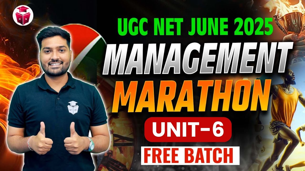 UGC NET June 2025 Management Marathon | Paper 2 Management Unit 6 Strategic Management & Marketing