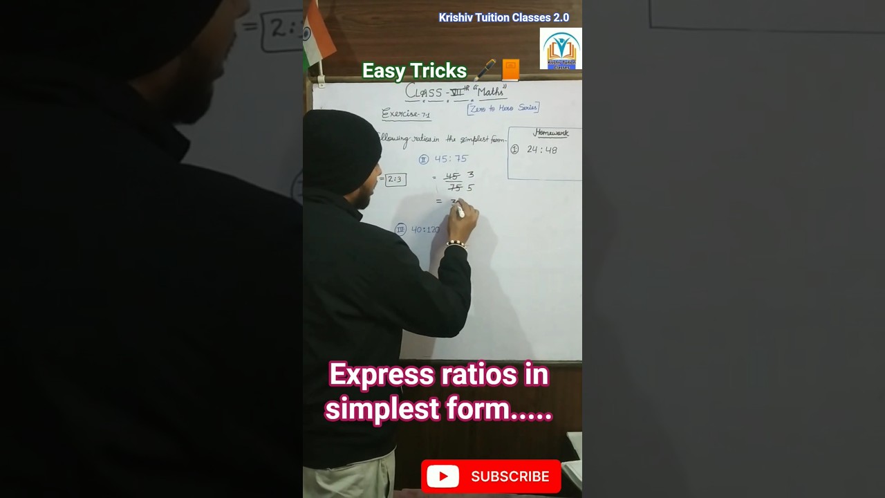 Express ratios in simplest form. 