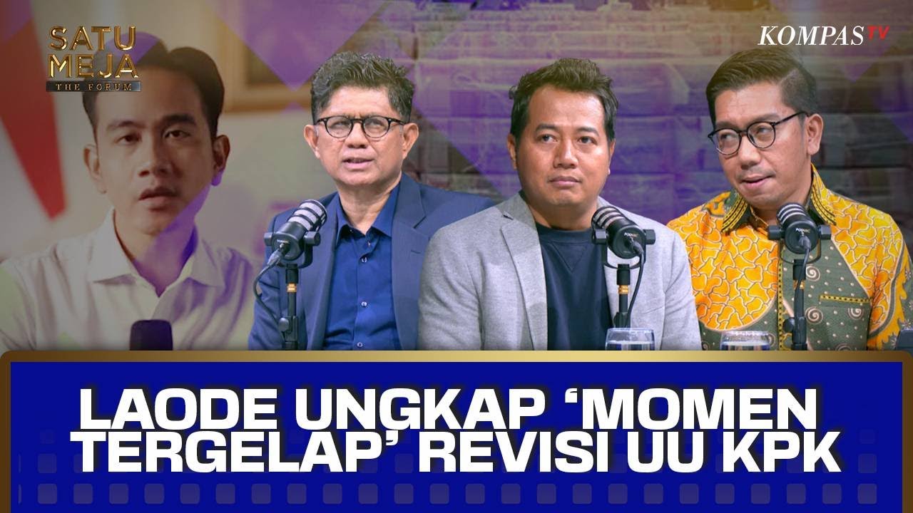 Laode Ungkap Momen Tergelap Revisi UU KPK, Bagaimana RUU Perampasan Aset? | SATU MEJA