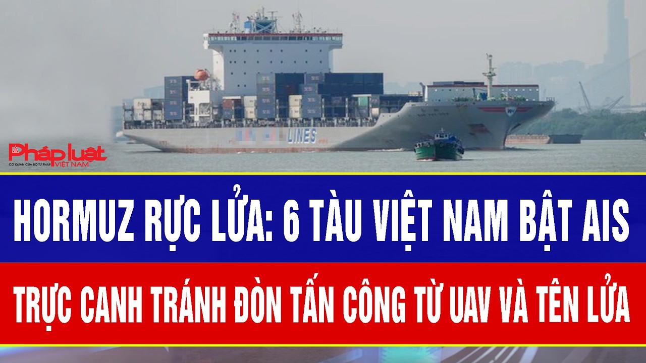 Hormuz rực lửa: 6 tàu Việt Nam bật AIS, trực canh xuyên đêm tránh đòn tấn công từ UAV và tên lửa