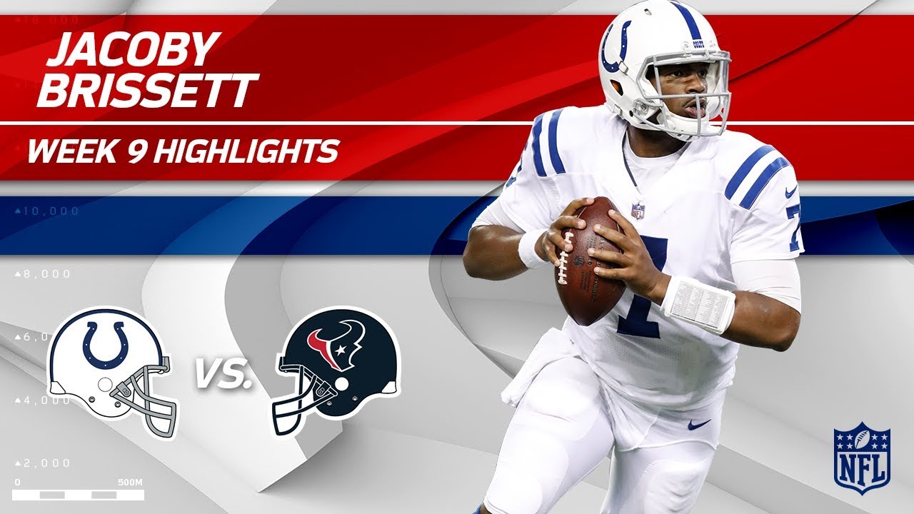 Jacoby Brissett's Big 308-Yd Day vs. Houston! | Colts vs. Texans | Wk 9 Player Highlights