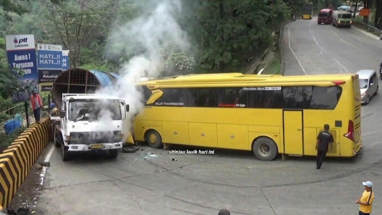 LUAR BIASA TERSIKSA‼️Menit Menit M3ng3rikan Di Depan Mata,Bus Gagal Total Di Tanjakan Sitinjau Lauik