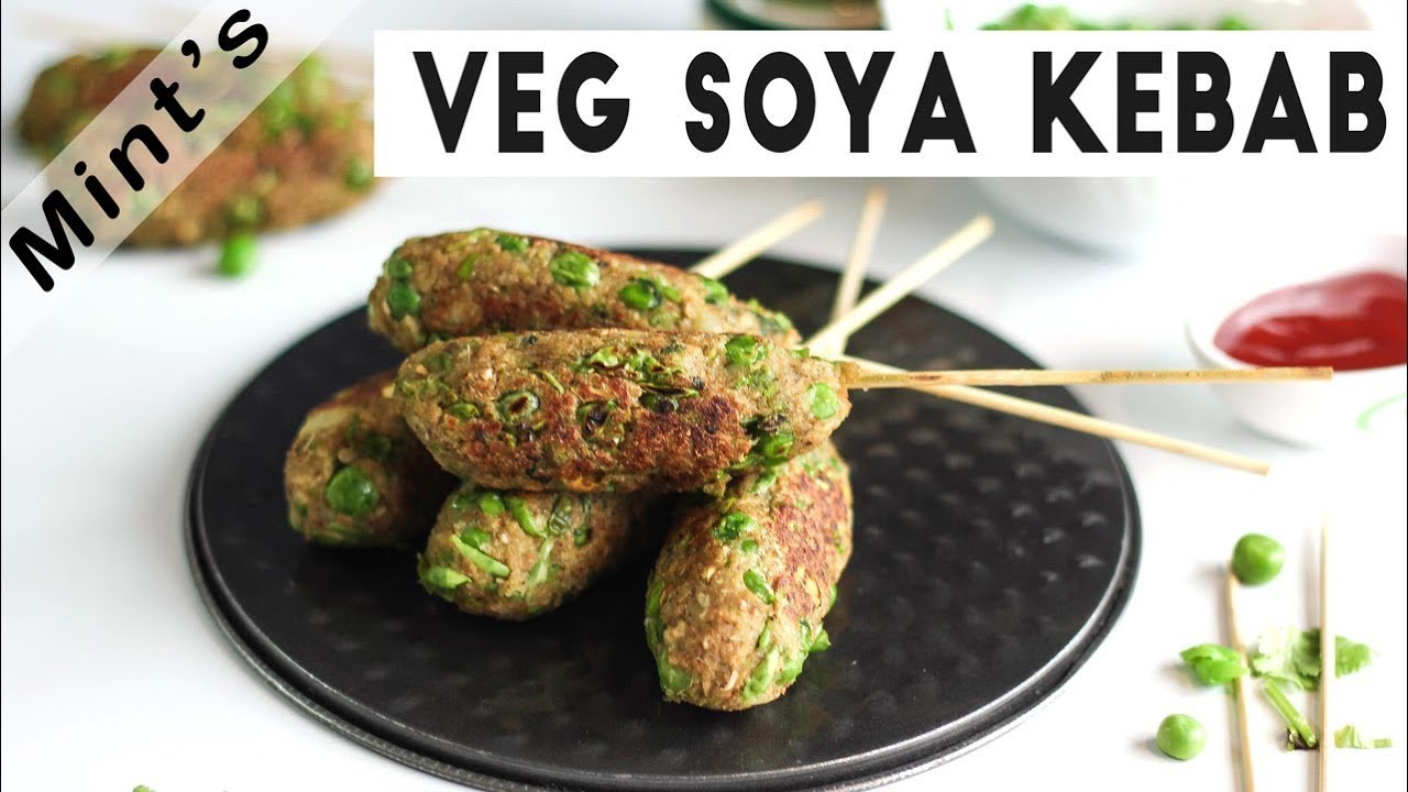 Veg Soya Kabab Recipe In Hindi - Indian Breakfast Recipe - Healthy Breakfast - Ep-139