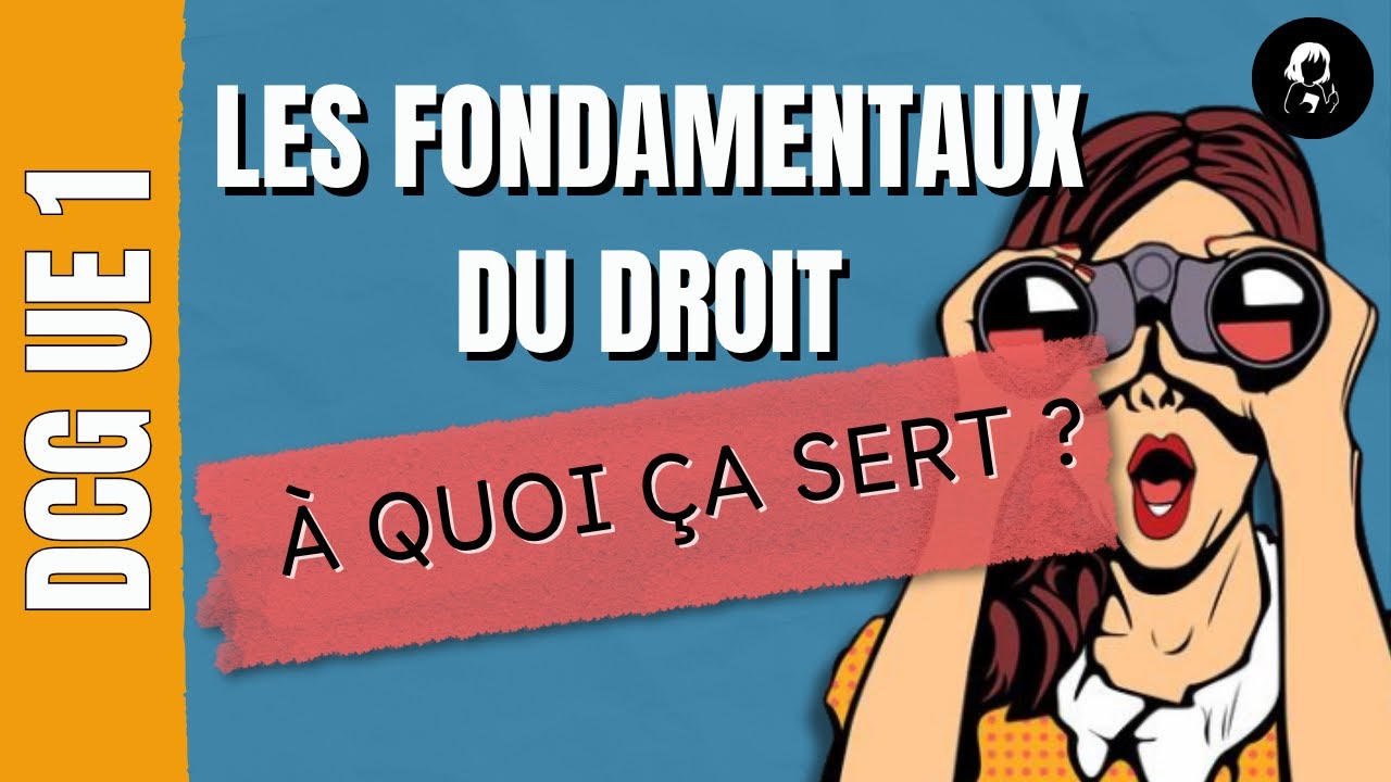 DCG UE 1| Les FONDAMENTAUX du DROIT à QUOI ça SERT ? Objectifs & attentes 