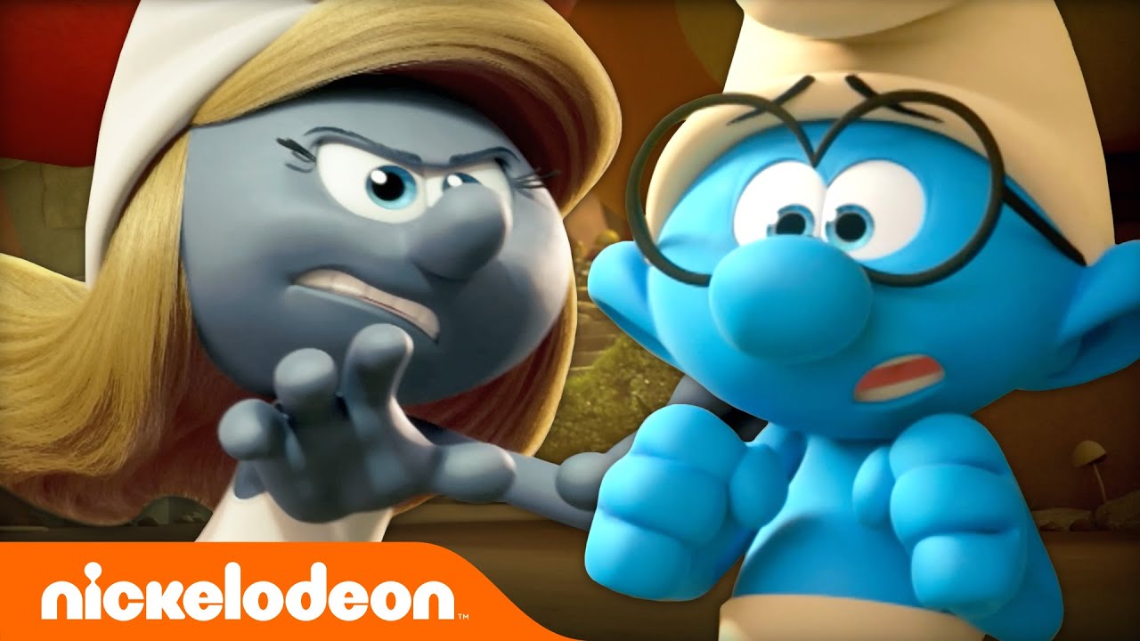 The Smurfs Travel To Another UNIVERSE?! 👽 | Nicktoons