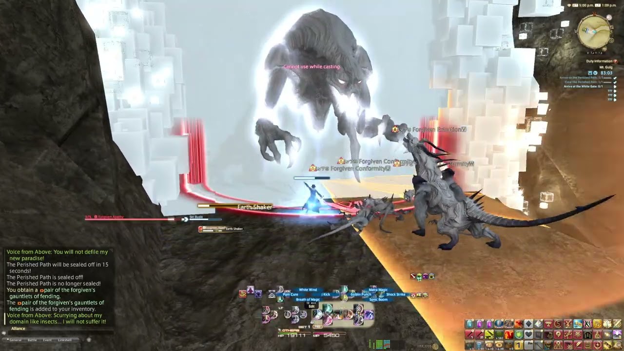 Blue Mage Mt Gulg solo