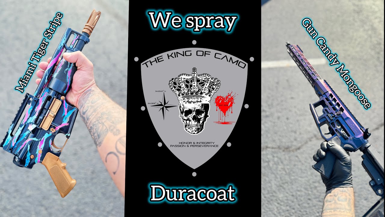Painting an AR 15 Tiger Stripe!
