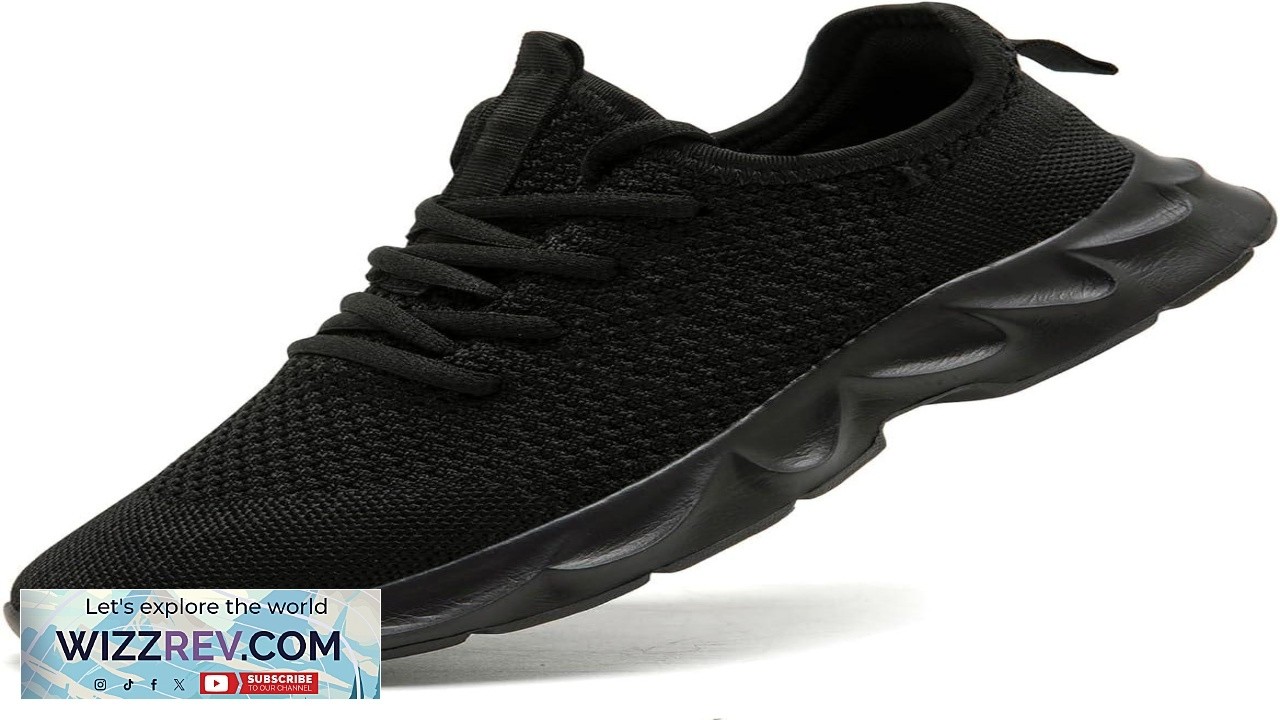 Mens Walking Shoes Slip On Tennis Non Slip Sneakers Outdoor Running Sports