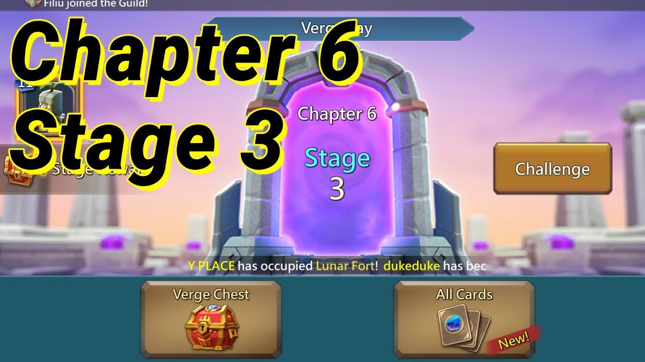 Lords mobile vergeway chapter 6 stage 3