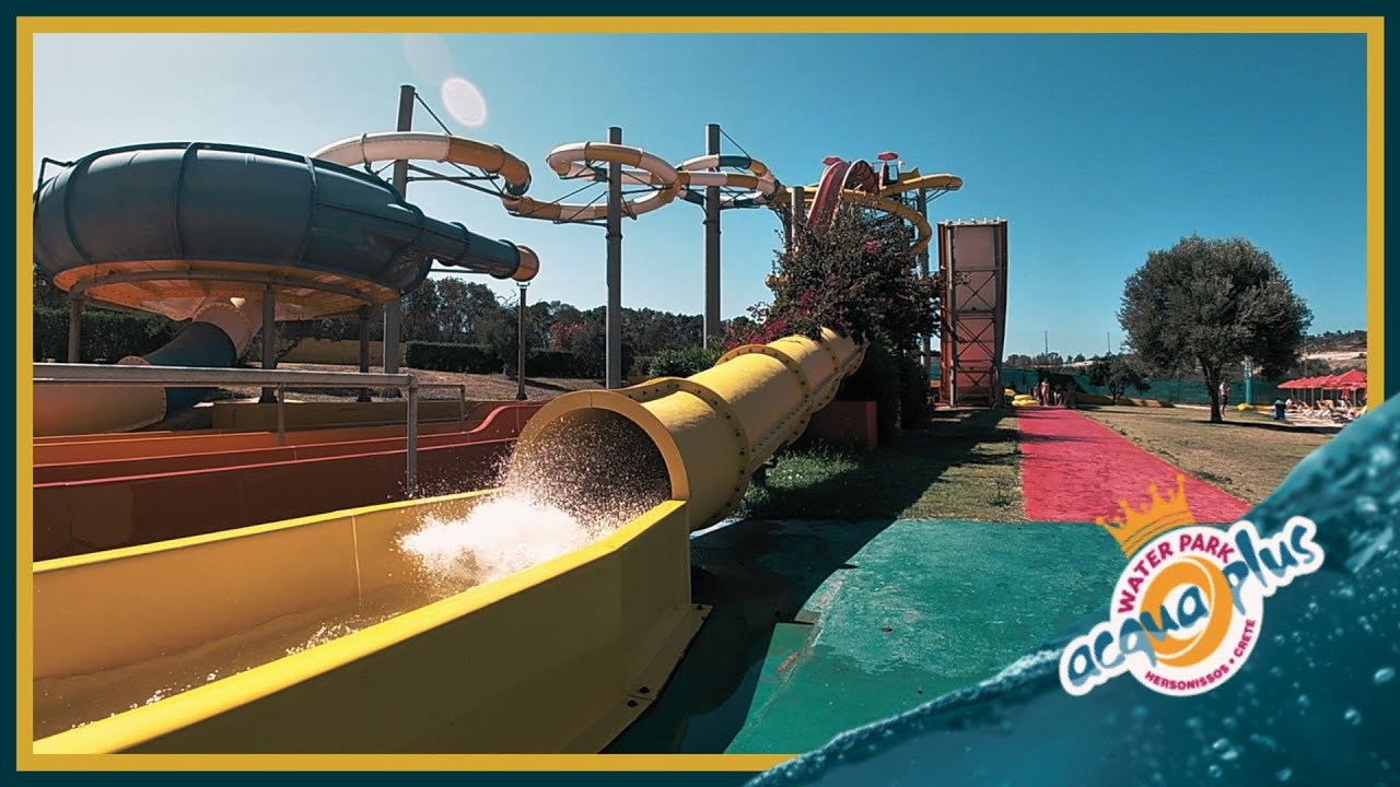 All slides at Aquaplus | Crete