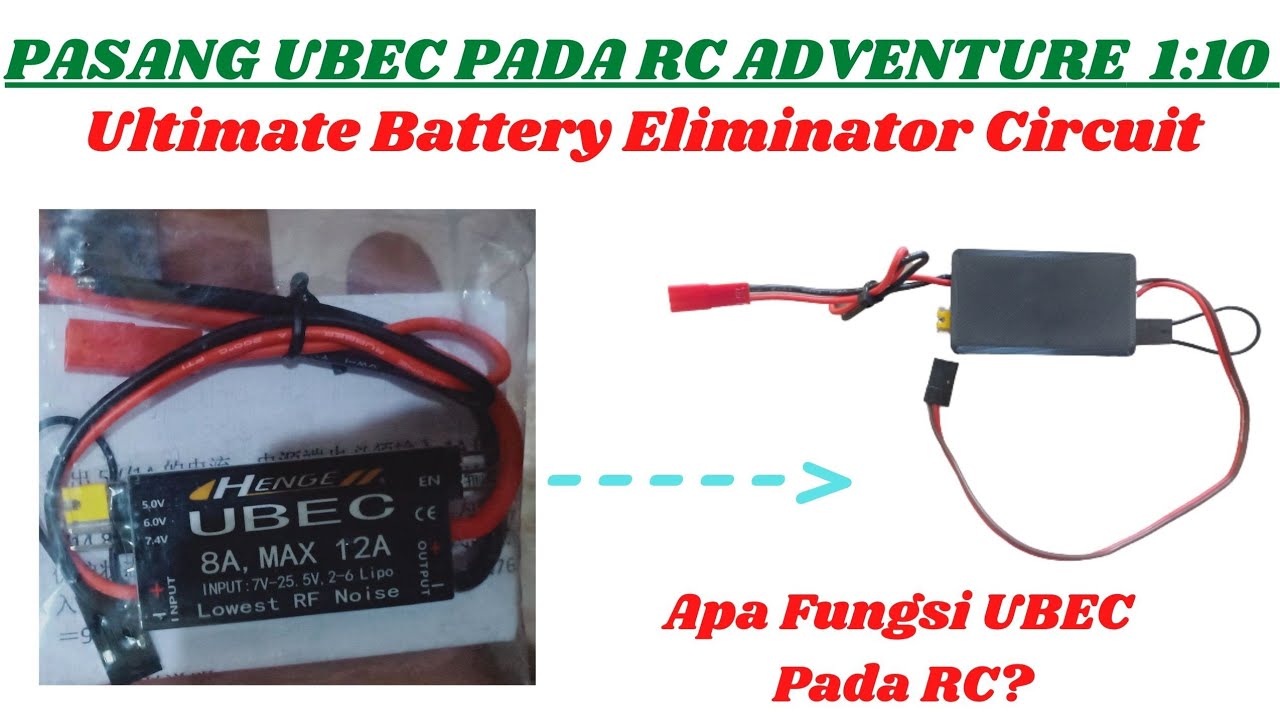 PASANG UBEC PADA RC ADVENTURE 1:10 #rbrc #rcadventure #injora #RENDRAHOBBYOFFICIAL