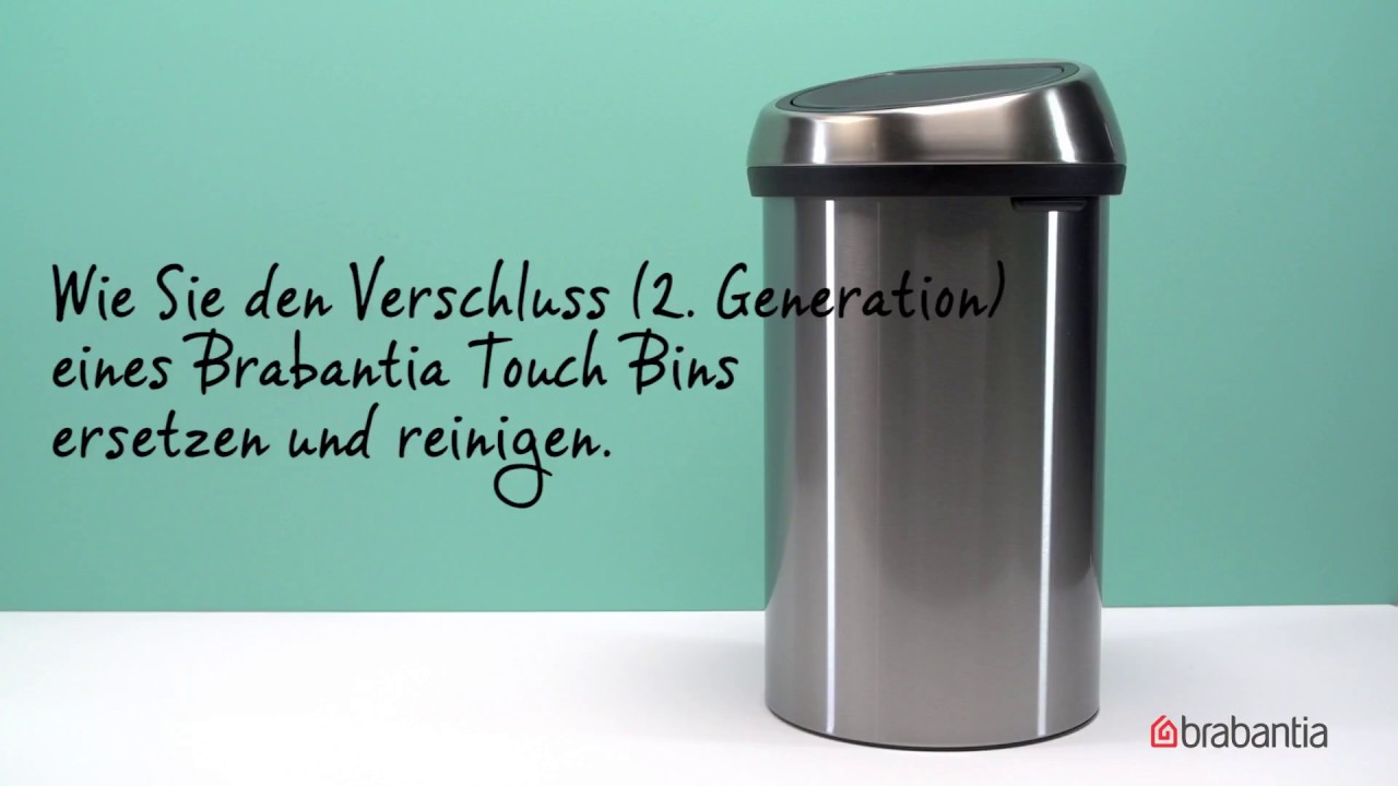Wie Sie den Verschluss eines Touch Bins austauschen | Brabantia |