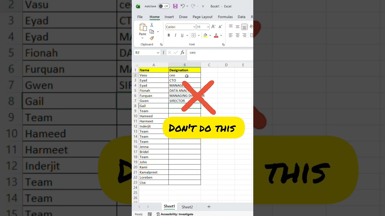 Excel tips and tricks || How to make data validation in excel
