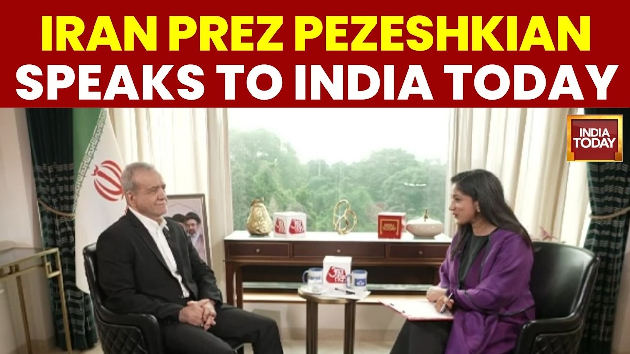 Pezeshkian&rsquo;s Biggest Interview: Iran&rsquo;s War Strategy & India&rsquo;s Role Explained | India Today