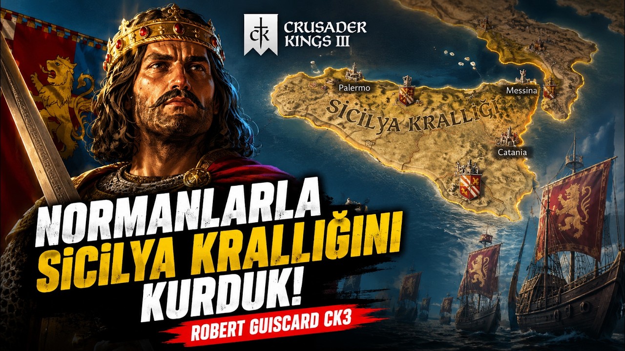 Normanlarla Sicilya Krallığını Kurduk! | Robert Guiscard CK3