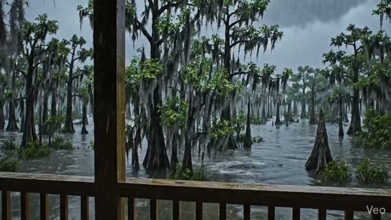 Louisiana Swamp Thunder Storm Meditation: Study #74