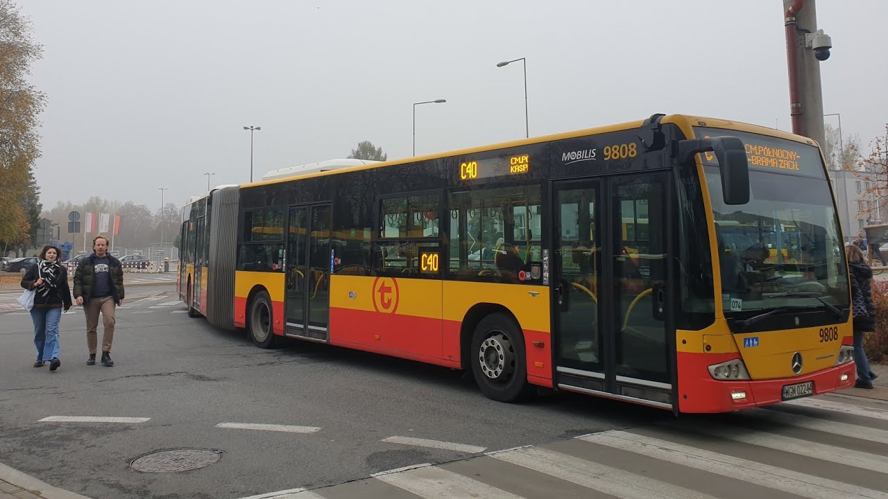 Przejazd: Mercedes-Benz Conecto G #9836 Mobilis Warszawa Linia C40