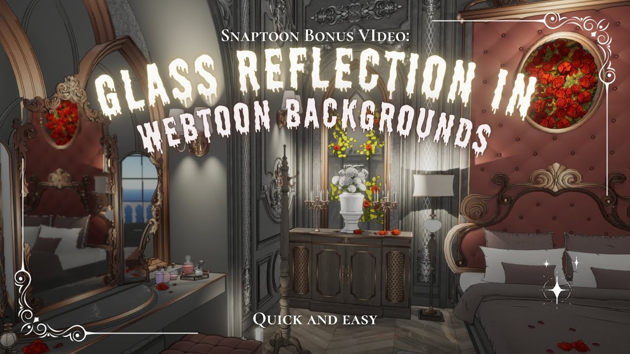 Glass Reflection & Mirrors in your comic backgrounds (with Snaptoon)