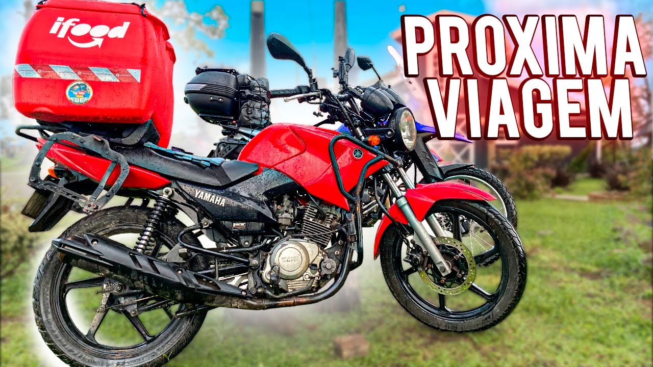 PRÓXIMA VIAGEM - INSTALAÇÃO DO BAÚ IFOOD PREPARANDO A MOTOCA