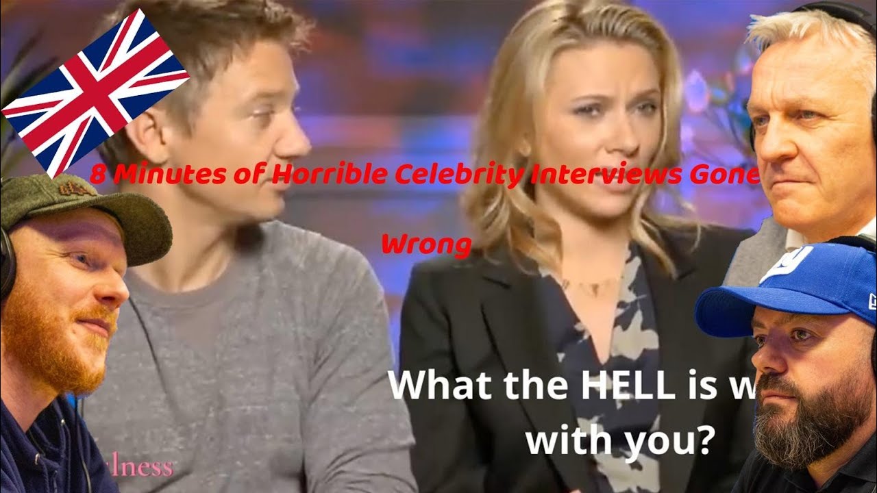 8 Minutes of Horrible Celebrity Interviews Gone Bad REACTION!! | OFFICE BLOKES REACT!!