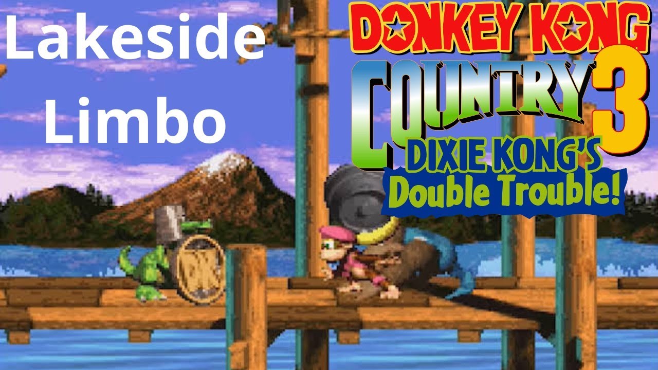 Donkey Kong Country 3 Lakeside Limbo Super Nintendo chip MSU-1