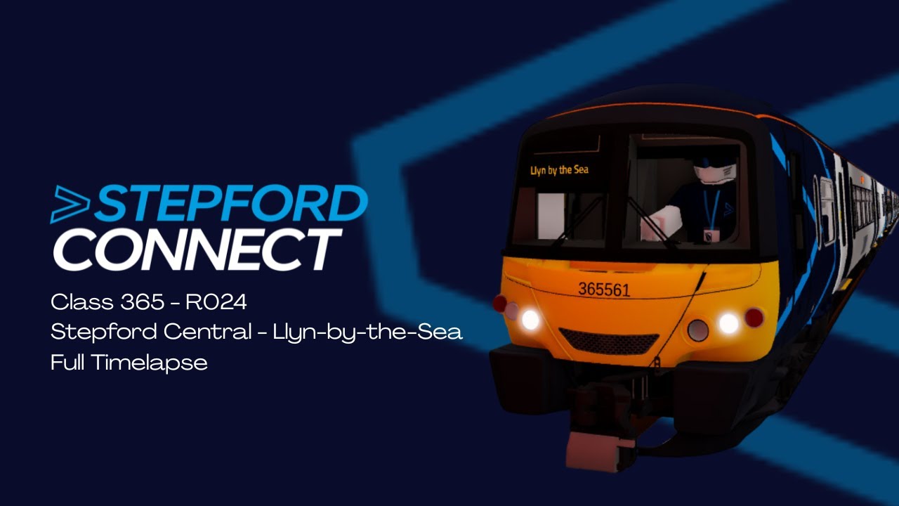 SCR | Class 365 - R024 | Stepford Central - Llyn-by-the-Sea [FULL TIMELAPSE]