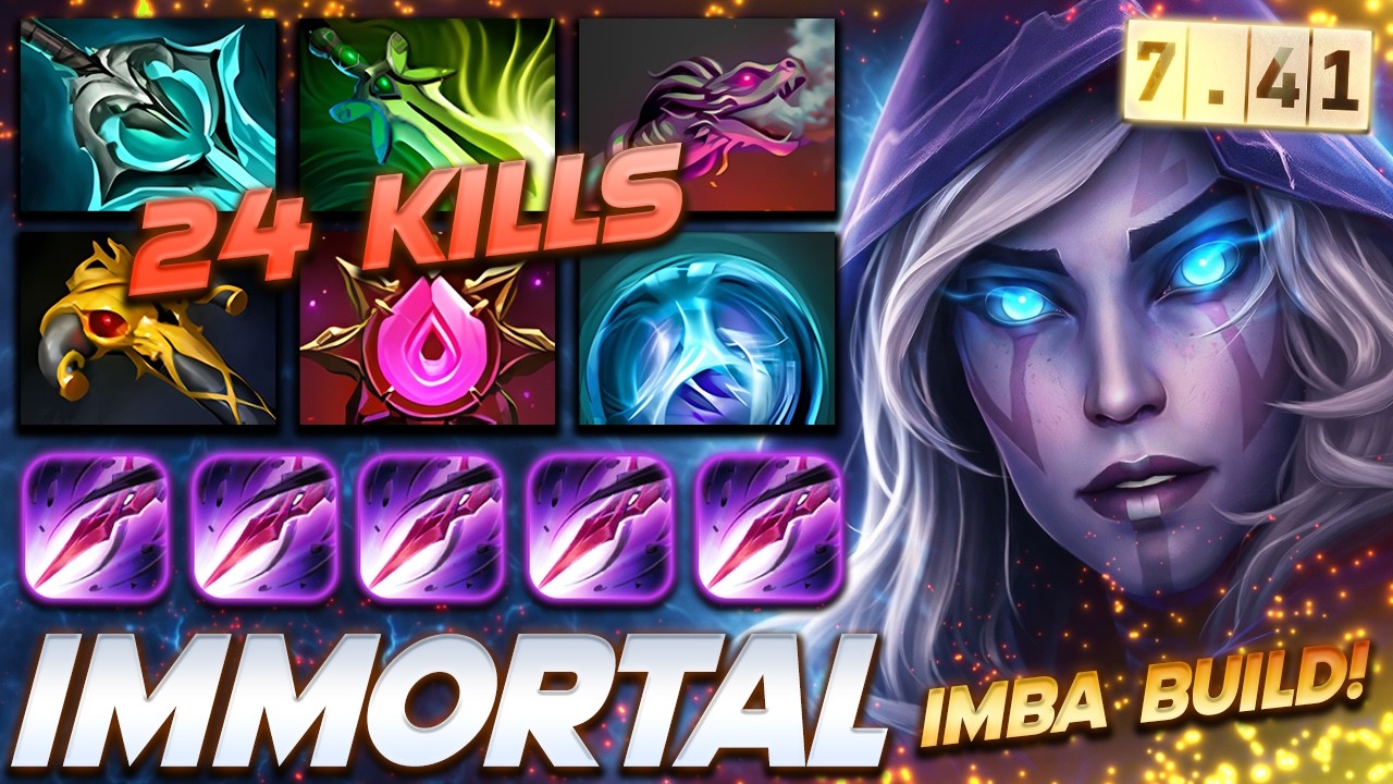 Drow Ranger IMBA BUILD 7.41 Patch - Dota 2 Pro Gameplay [Watch & Learn]