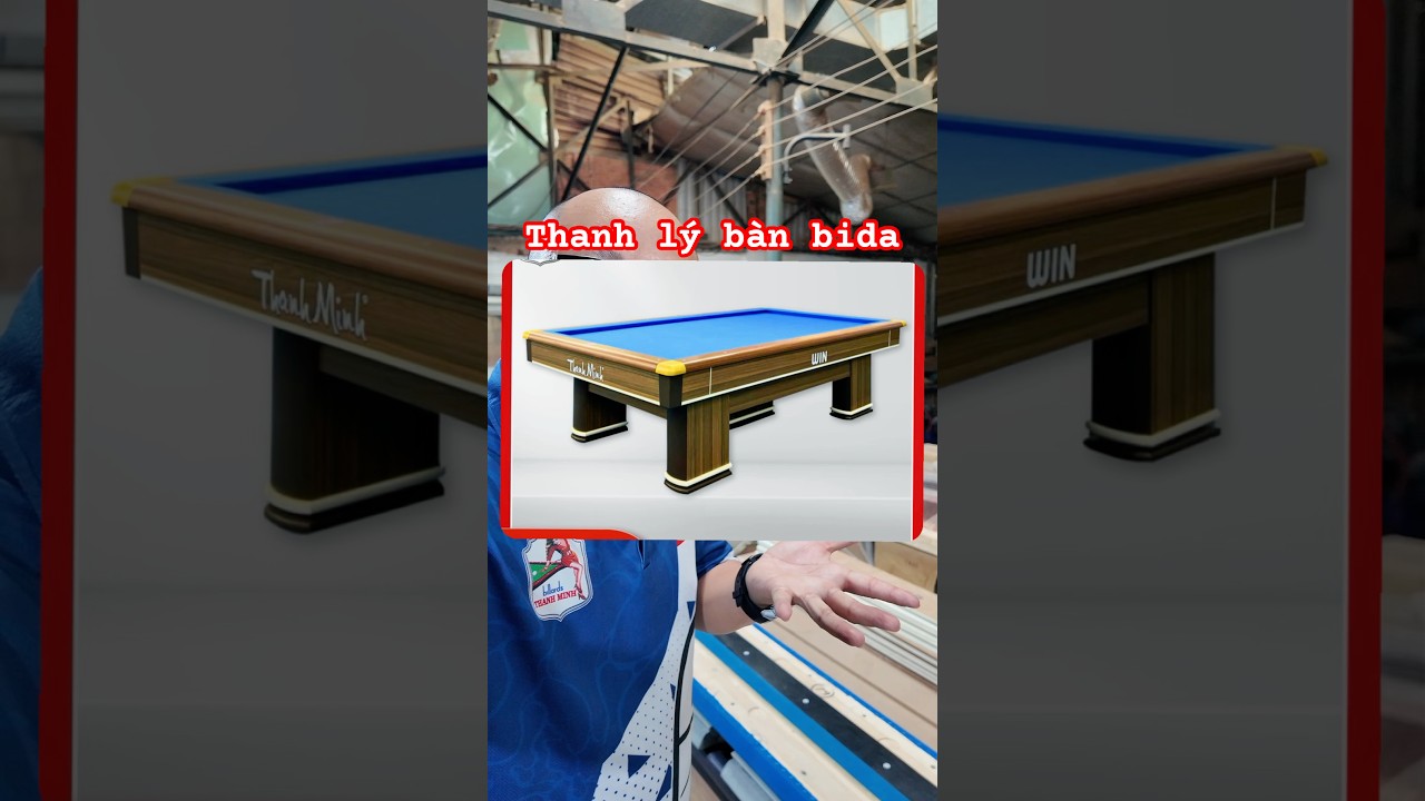 Thanh lý bàn bida giá mềm cho anh em #reviewbida #bidathanhminh #billiards #billiardsthanhminh