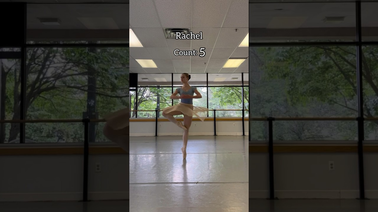 🩰Who Can Do the MOST Pirouettes en Pointe?🏆 #shorts #ballet #short #dance