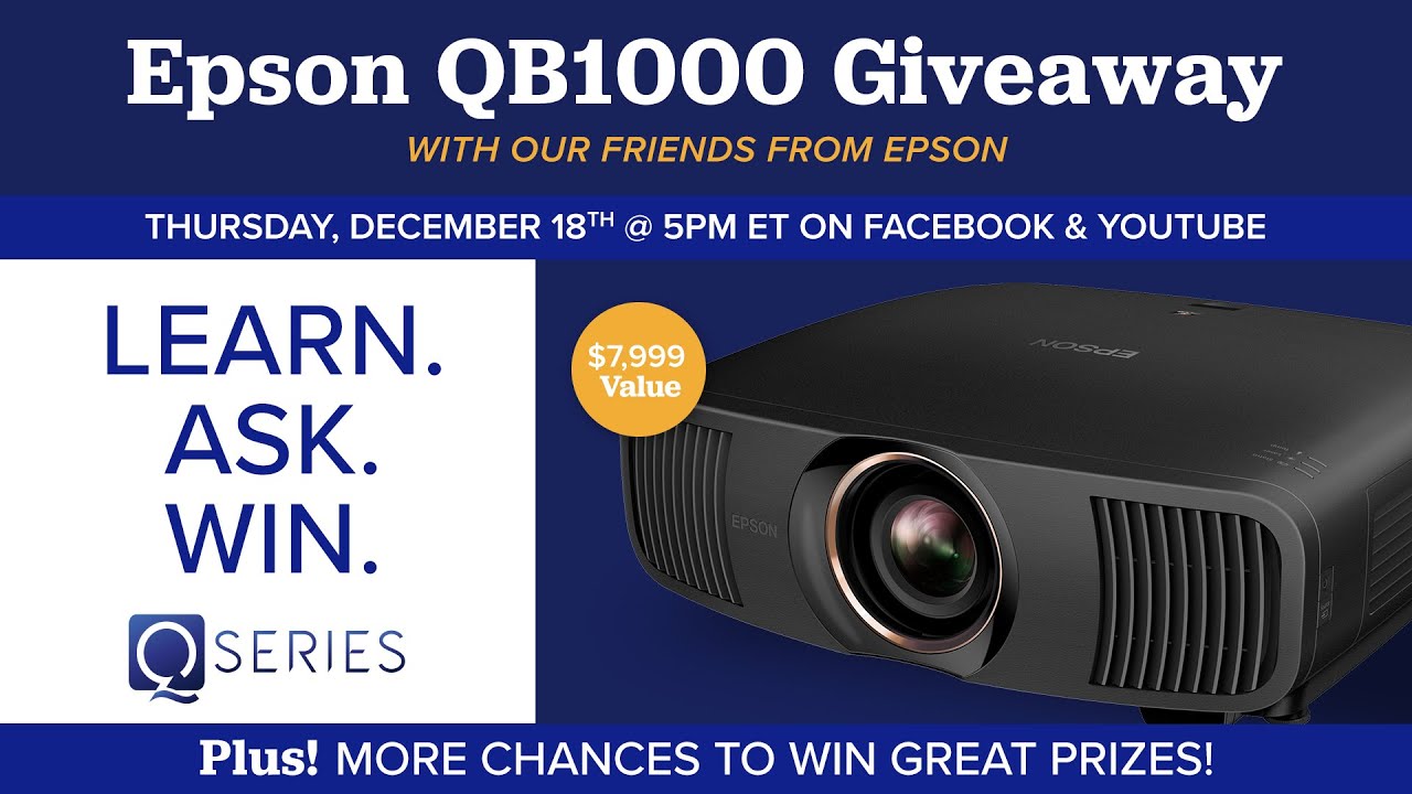 Live With Epson! Projector Deep Dive + Giveaway