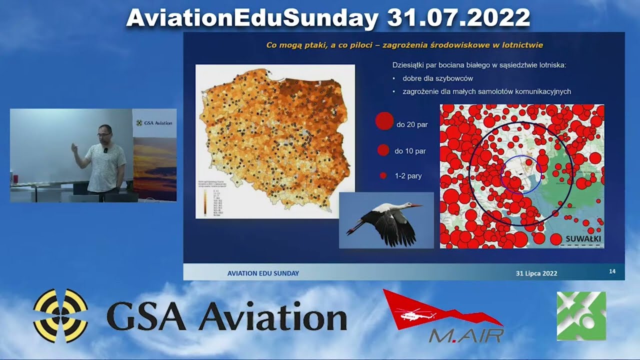 AviationEduSunday: „Co mogą ptaki, a co pilot…” opowiada dr Michał Skakuj
