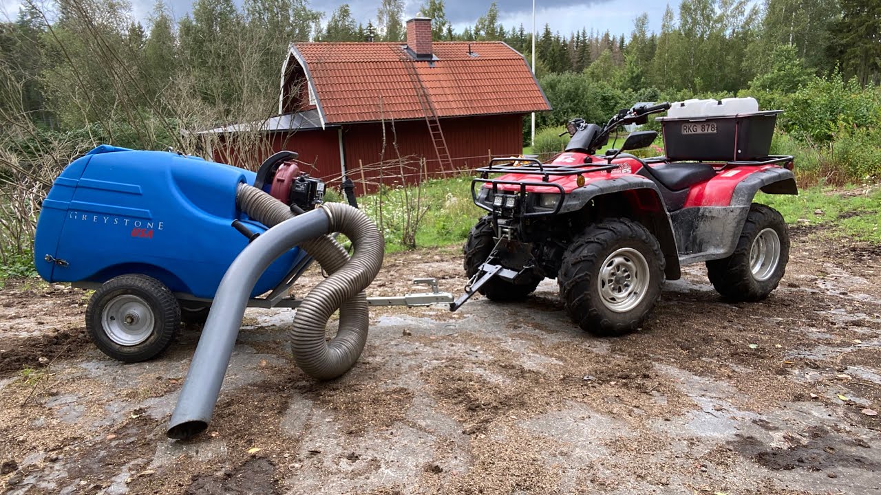 Billy goat/Graystone manure vacuum. Failed DIY and getting a real one.