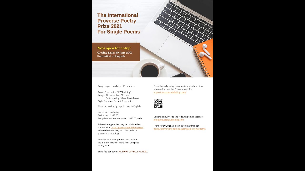 MVI 3661 Proverse Poetry Prize Single Poems