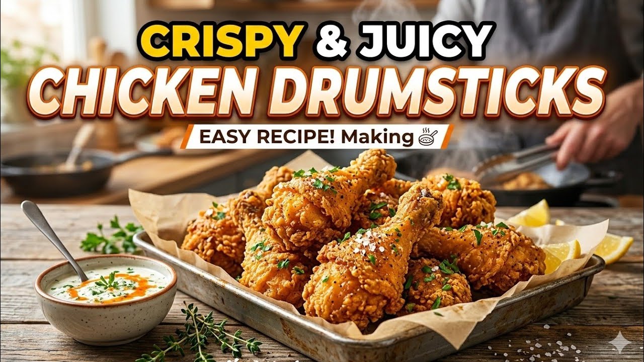 Better Than KFC | My Secret 3-Step Crispy Chicken Leg Fry #ChickenLegFry #chickendrumsticks 