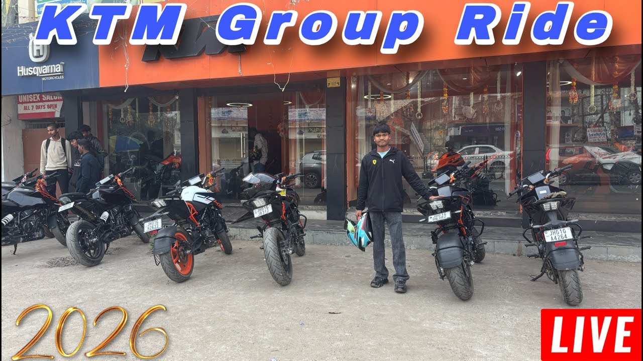 First Time KTM Group Ride 2026😮 #dhtrider01 #duke200 #ktm #ktmrc390