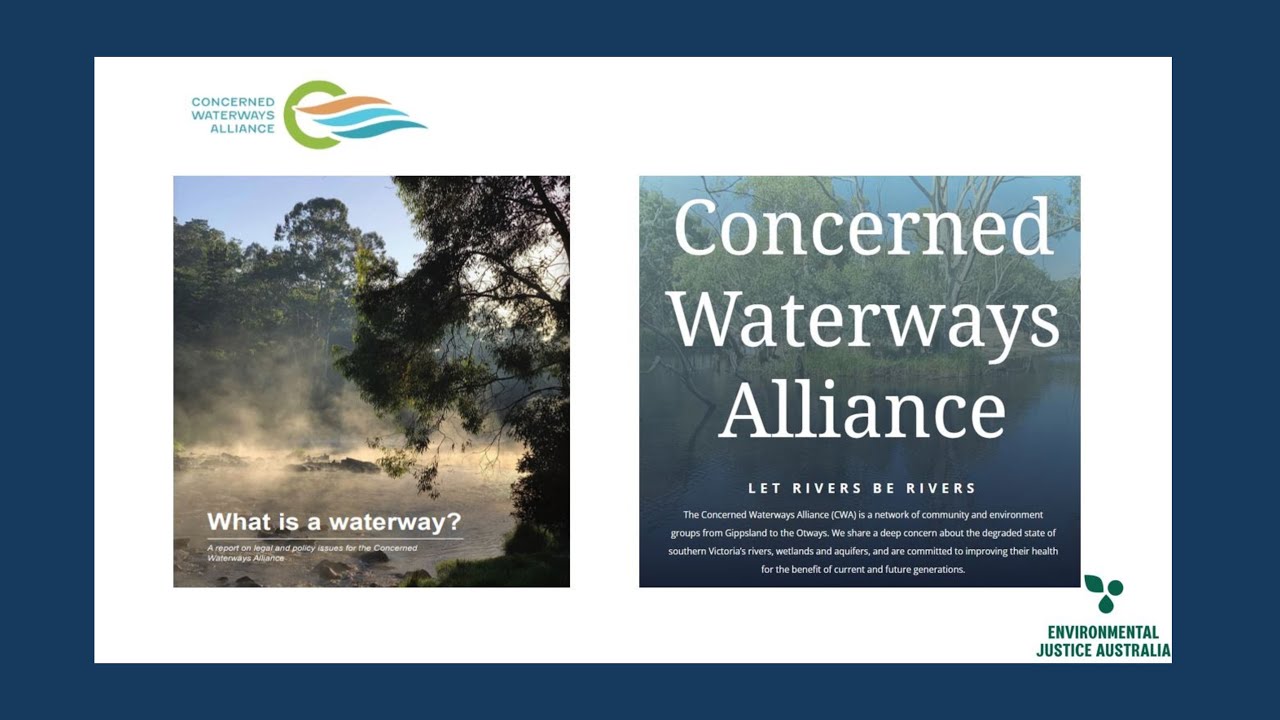 What is a waterway? Emerging legal & policy challenges | Bruce Lindsay & Richard Campbell