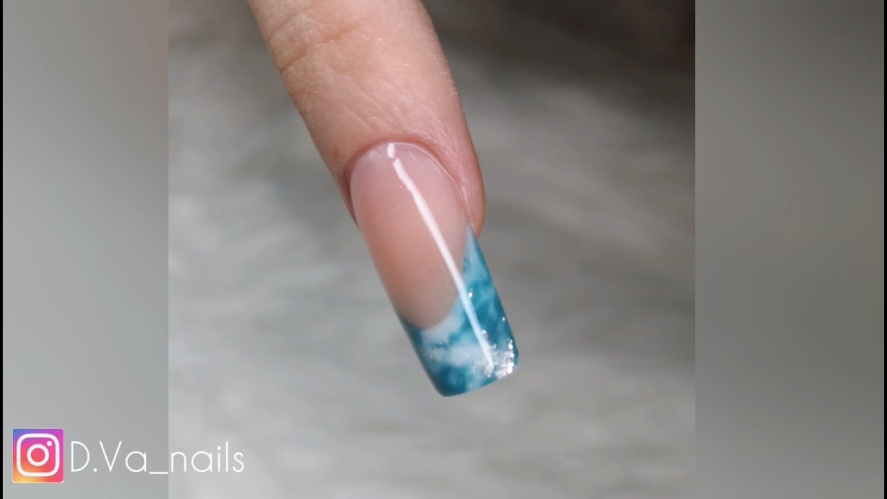 Tutorial ricostruzione unghie con French colorata, utilizzando gli Acrylgel di Nailfor 💅🏻
