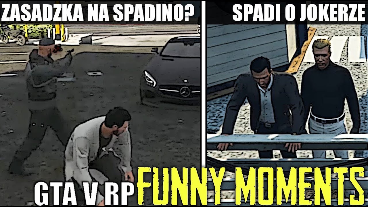 GTA V RP[ZASADZKA NA SPADINO?/SPADI O JOKERZE/BRAK DOWODÓW/ZERWANE NEGOCJACJE/WJAZD SZEFA/ZASNOŁ[FM]