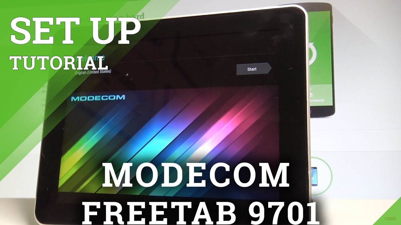 How to Set Up MODECOM FREETAB 9701 - Tablet Activation & Configuration |HardReset.Info