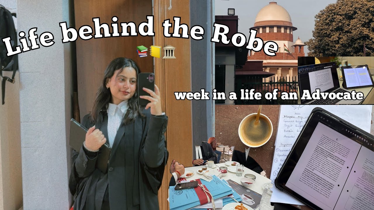 A Week in the Life of a LAWYER in India |  Supreme Court, Drafting, Case Prep 📚 + GIVEAWAY