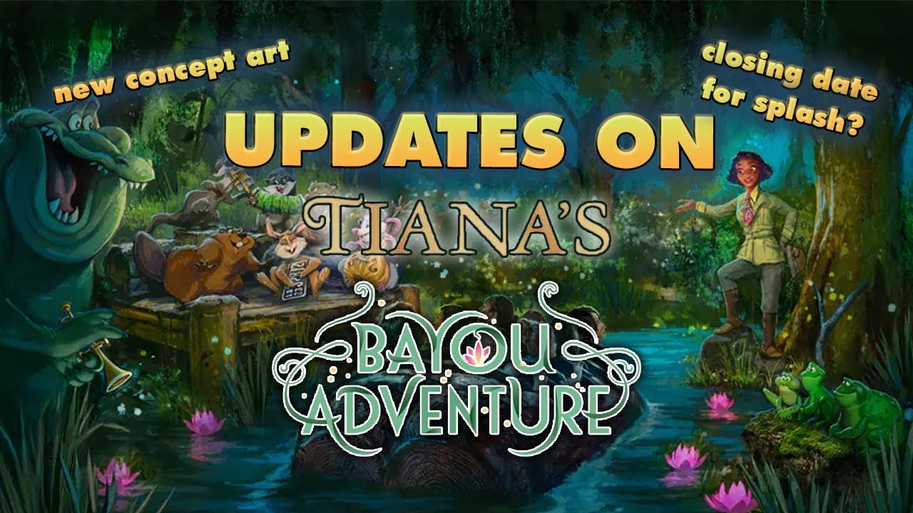 New concept art for Tianas Bayou Adventure + Possible closing date for Splash Mountain
