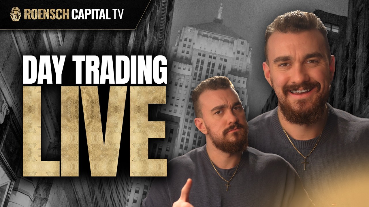 LIVE Day Trading! PHARAOH FRIDAY BABY! - Roensch Capital TV
