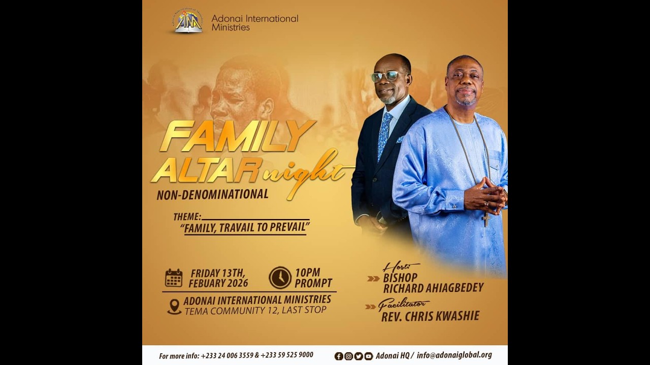 FAMILY ALTAR NIGHT - FEBRUARY EDITION ll13TH FEBRUARY, 2026