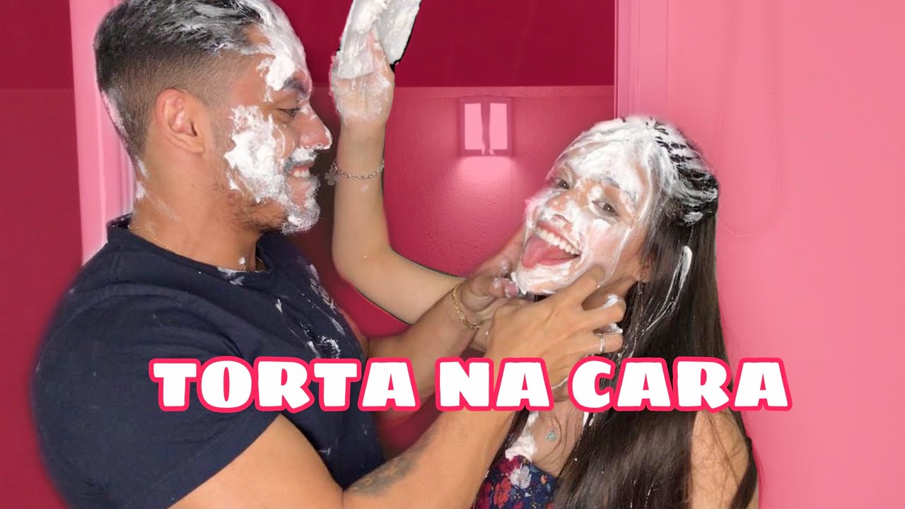 TORTA NA CARA | com meu namorado