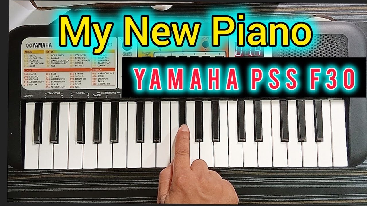 YAMAHA PSS F30 PIANO | Sharma Sargam Piano | New Piano Yamaha F30