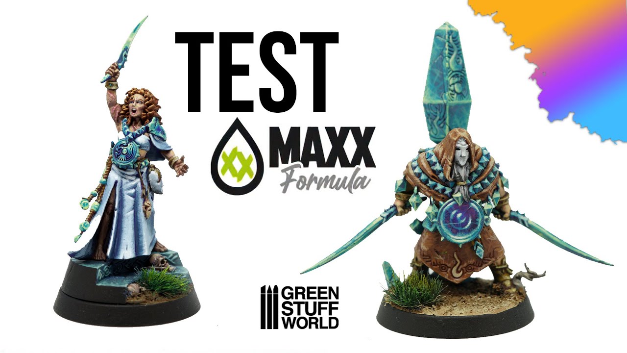 Test de la nouvelle gamme Greenstuff world paint maxx formula