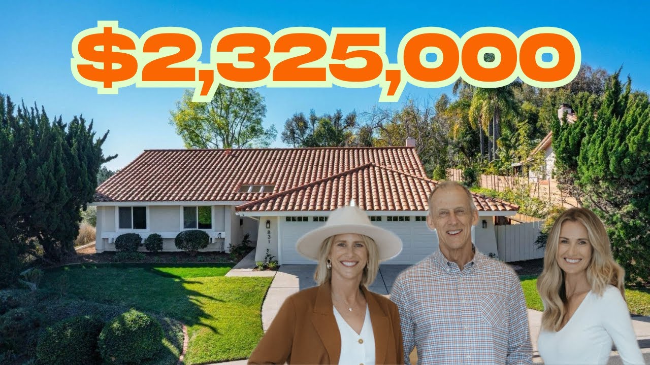 Solana Beach property, half acre in famed Santa Streets. North Country San Diego HUGE coastal lot!